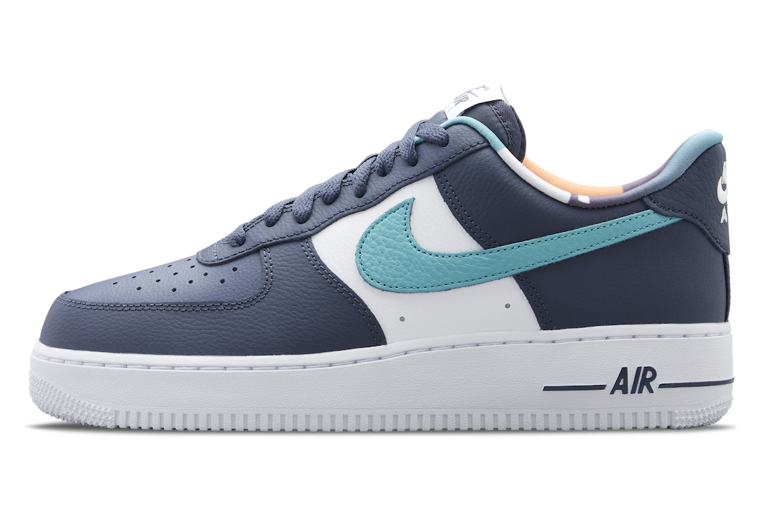 Nike Air Force 1 Low '07 LV8 EMB Thunder Blue Washed Tea - DM0109-400-Shoesify