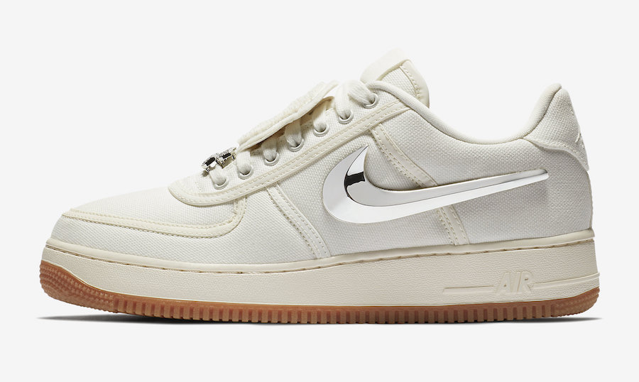 Nike Air Force 1 Low Travis Scott Sail - AQ4211-101-Shoesify