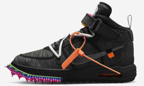 Air Force 1 Mid Off-White Black - DO6290-001-Shoesify