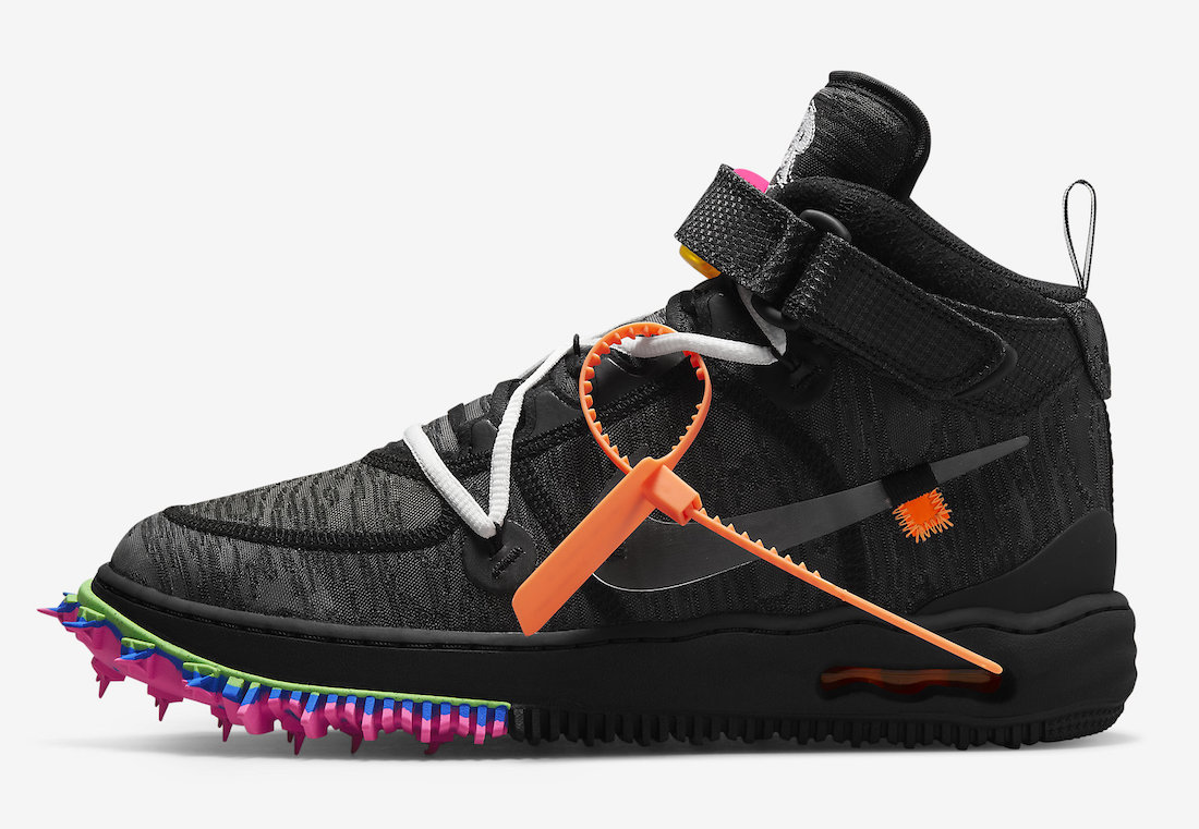 Air Force 1 Mid Off-White Black - DO6290-001-Shoesify