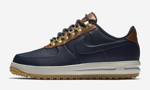 Nike Lunar Force 1 Duckboot Low Obsidian Saddle Brown - AA1125-400-Shoesify