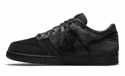 Nike Dunk Low Dover Street Market Triple Black Velvet - DH2686-002-Shoesify