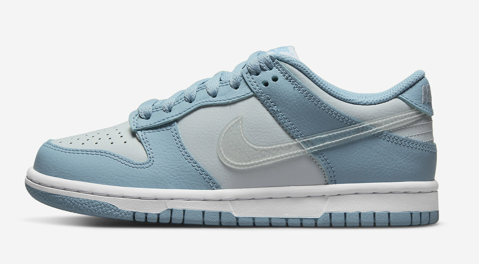 Nike Dunk Low Clear Blue Swoosh (GS) - DH9765-401-Shoesify