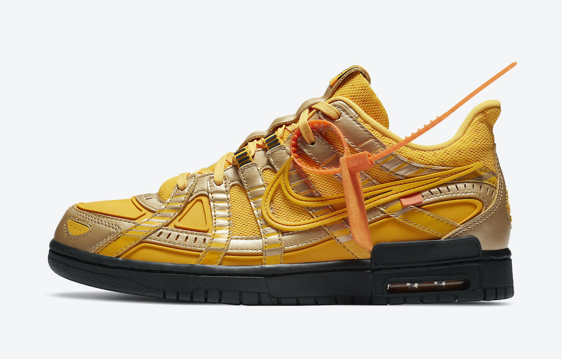 Nike Air Rubber Dunk Off-White University Gold - CU6015-700-Shoesify